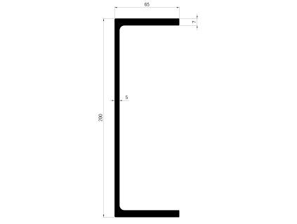 profil c 200x65 5 7mm