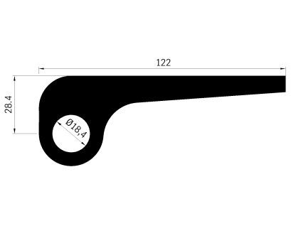 profil pantu s1 122 o 18 4 mm