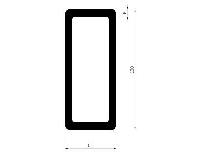 jekl 130 x 55 mm 8 mm