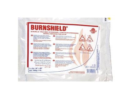 1465 rouska na popaleniny burnshield hydrogel 100x200cm