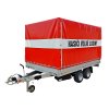 Brzděný přívěs s plachtou AVZ 32 B2 2000kg 3000x1800mm pro hasiče