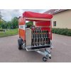 Nebrzděný přívěs s plachtou a výbavou pro hasiče AVZ 26 750kg 2500x1300mm