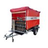 Nebrzděný přívěs s plachtou a výbavou pro hasiče AVZ 26 750kg 2500x1300mm