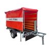 Nebrzděný přívěs s plachtou a výbavou pro hasiče AVZ 26 750kg 2500x1300mm