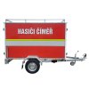 Nebrzděný skříňový přívěs pro hasiče APS 750 kg 2520x1250x1500mm