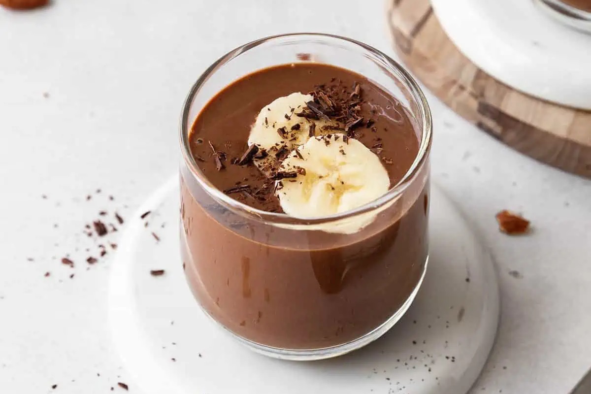 Čokoládovo proteinový pudink