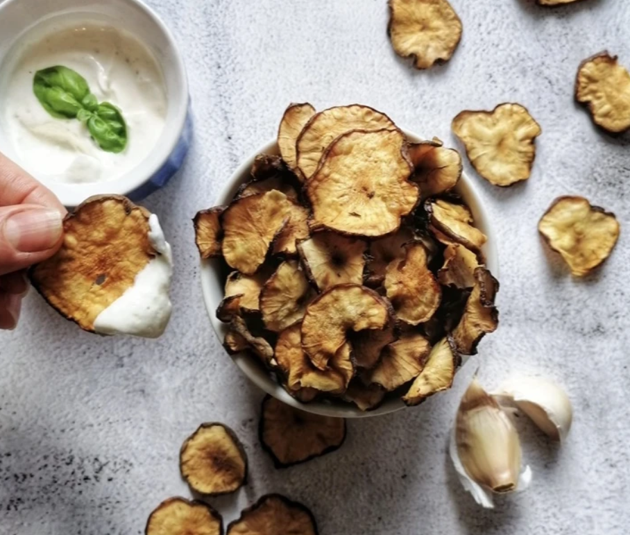 topinamburové chipsy