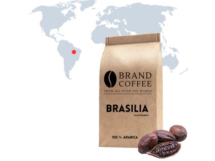Káva Brasilia tmavě pražená