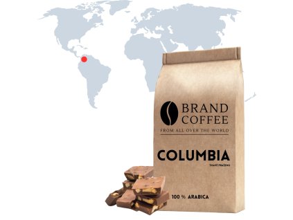 Columbia Tmavě pražená 100% Arabica