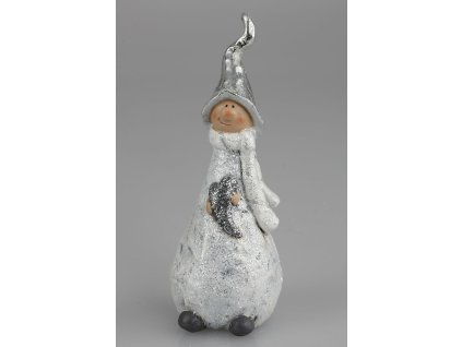 12589 skriatok chlapec biely 16cm