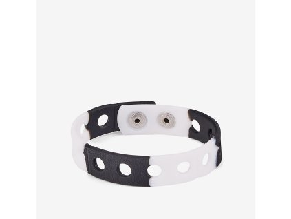 Náramky a peňaženky COQUI BRACELET Black and white bracelet 18 cm 18 cm