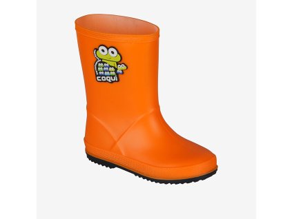 Detské gumové čižmy COQUI RAINY Orange/Navy