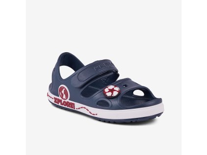 Detské sandále COQUI YOGI Navy/White Red + Amulet
