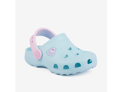 Detské clogsy COQUI LITTLE FROG Pastel Blue/Pastel Lt. Lila