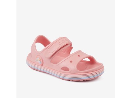 Detské sandále COQUI YOGI Baby Pink Rainbow