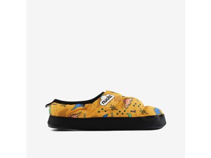 Detské papuče COQUI NUVOLA Classic Printed Dino Yellow