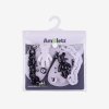 Amulety COQUI AMULETZ Black matches white mix
