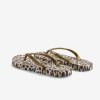 Dámske žabky COQUI KAJA PRINTED Leopard/Gold