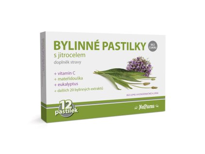 bylinne pastilky jitrocel 12ks 75494