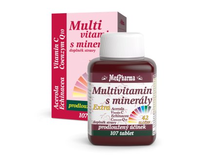 Multivitamin s minerály + extra C, Q10 107 tablet