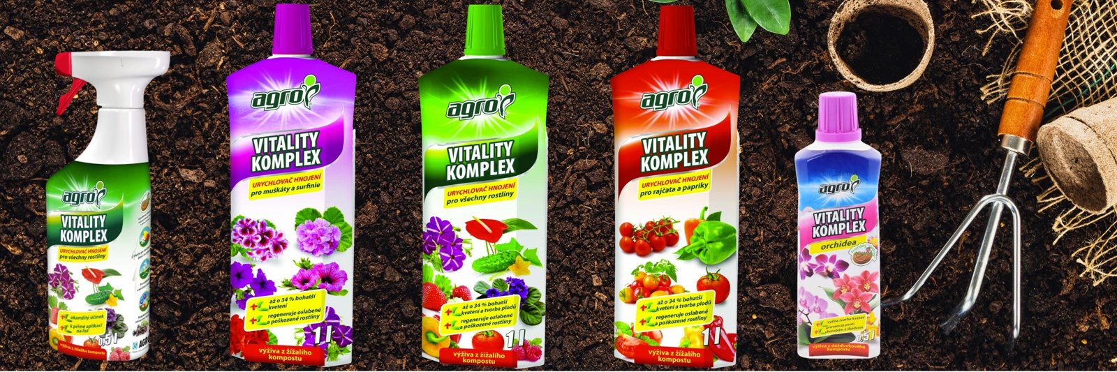 Tekutá hnojiva Vitality Complex