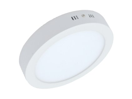 Přisazený LED panel 18W kulatý, napájecí zdroj součástí sestavy (Barva světla #F7FF68:Teplá bílá - 3200K)