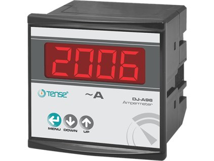 Ampérmetr panelový digitální vestavný pro AC střídavé proudy nepřímé měřen Х/5 (Výška x Šířka 97mm x 97mm)