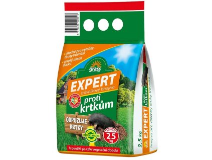 EXPERT trávnikové hnojivo proti krtkom 2,5 kg