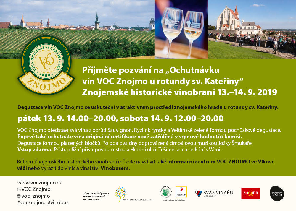 VOC vína Znojmo - to nejlepší ze znojemské vinařské podoblasti