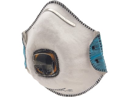 Respirátor SPIROTEK VS2200AV, tvarovaný, s ventilom a uhlím, FFP2