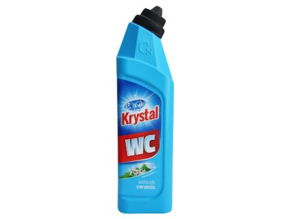Čistič na WC KRYSTAL WC, modrý