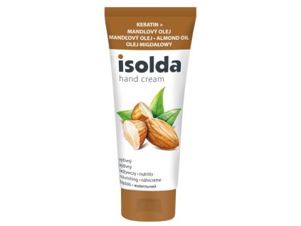 Krém na ruky ISOLDA Keratin/mandľový olej, 100ml