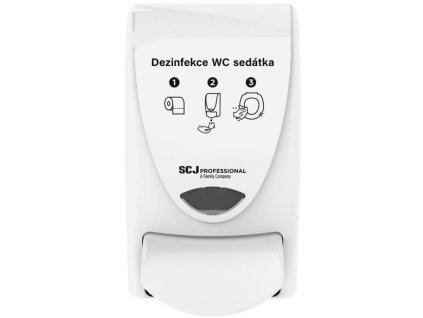 Dávkovač dezinfekcie na WC DEB Proline, 1l, biely
