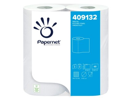 Utierka kuchynská PAPERNET Premio, 2vr., 10,4m, 2ks/bal.