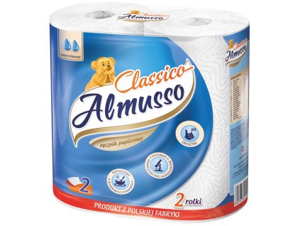 Utierka kuchynská ALMUSSO Classico Premio, 2vr., 10m, 2ks/bal.