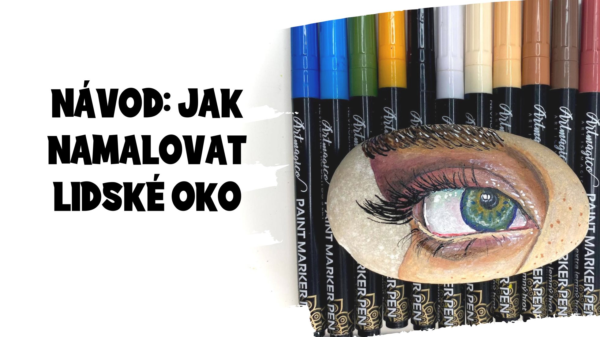 Návod: jak namalovat lidské oko