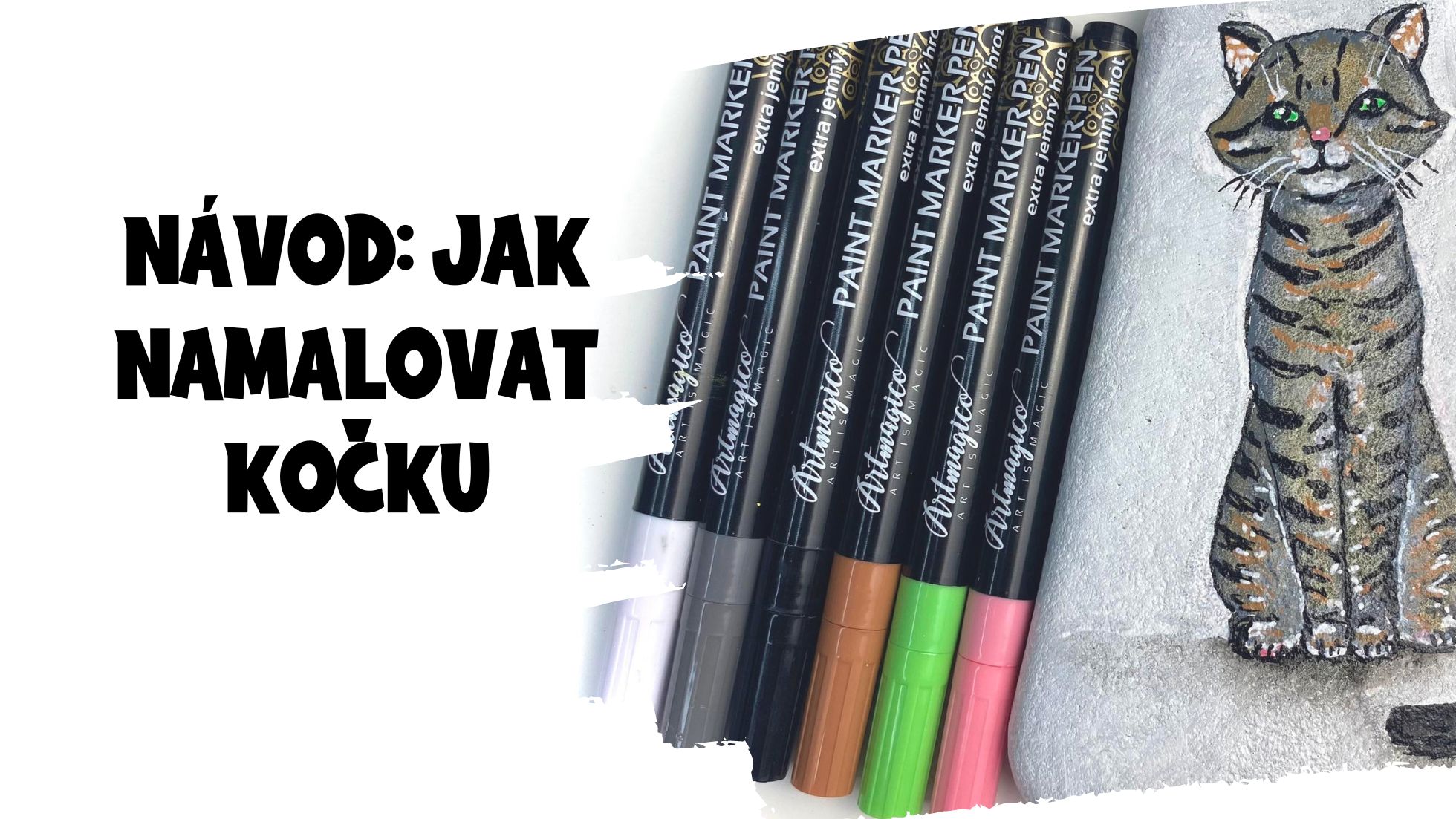 Návod: jak namalovat kočku
