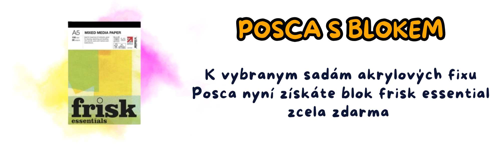 Blok posca jako darek