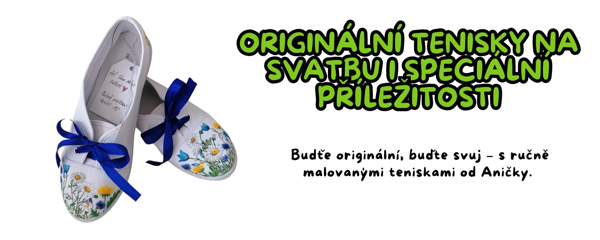 Originální tenisky na svatbu i speciální příležitosti