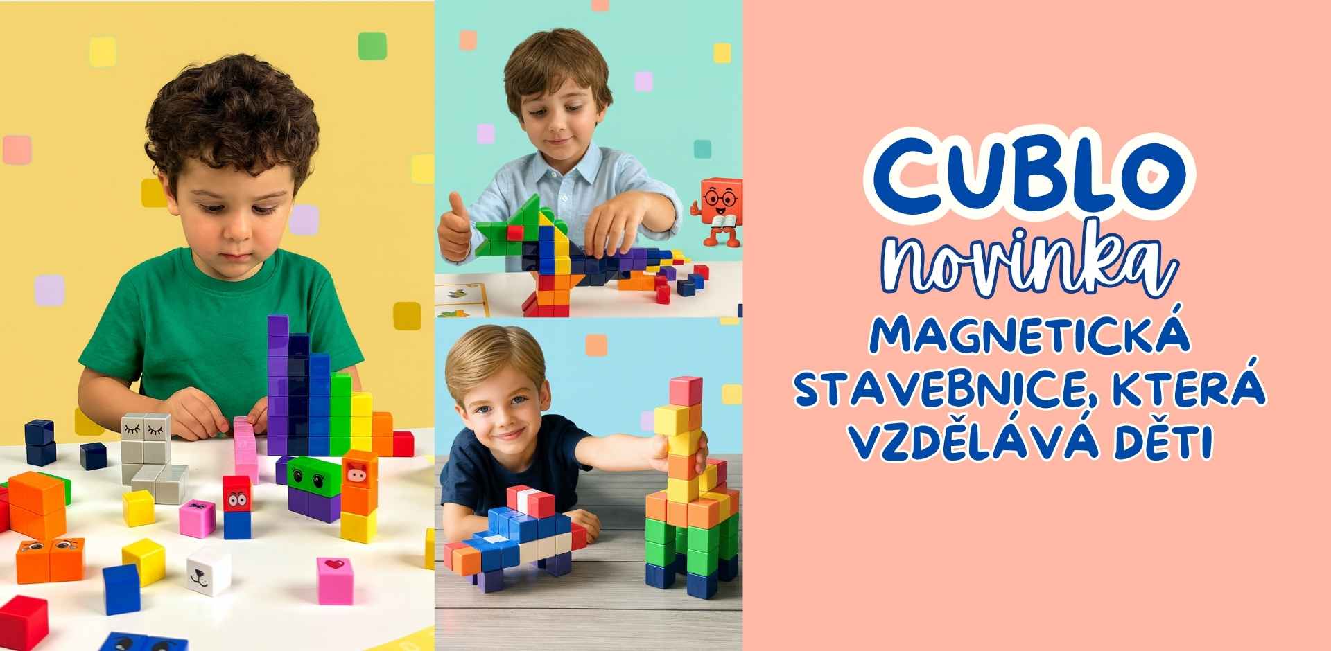 CUBLO nová magnetická stavebnice