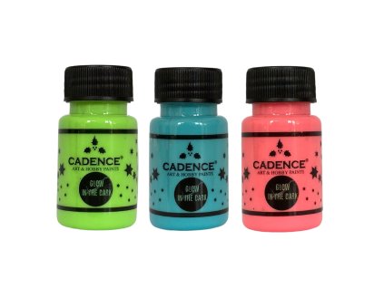 Cadence barvy svítící ve tmě (Cadence zelená)