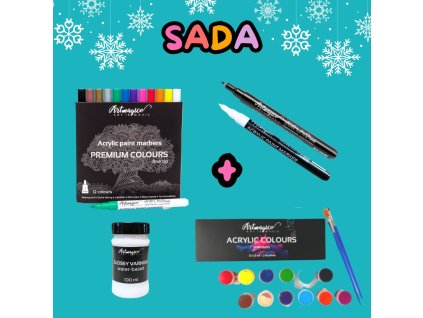 sada pro malování kamínků