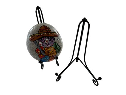 1131 kovovy stojanek na kaminky stredni