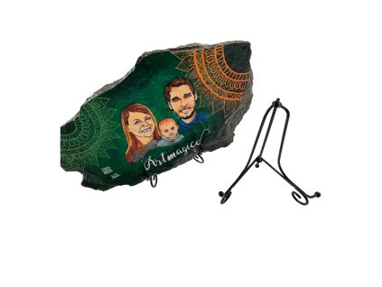 1134 kovovy stojanek na kaminky velky