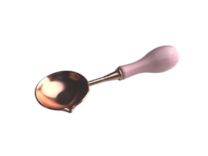 Pečetní lžička (Barva Bílá s růžovou mističkou)