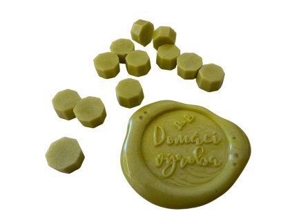 1398 pecetni vosk perletove zelinkava