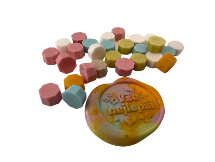 1458 pecetni vosk mix vesele barvicky