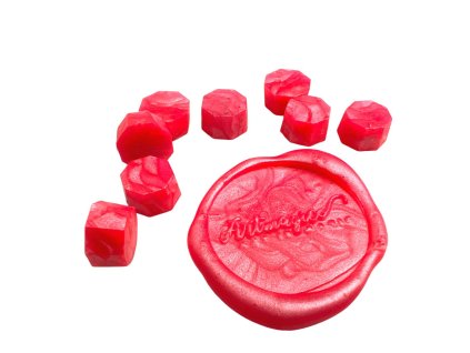 Pečeťní vosk neonově růžový