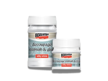 2636 pentart lak a lepidlo na decoupage silky and shine 50 ml