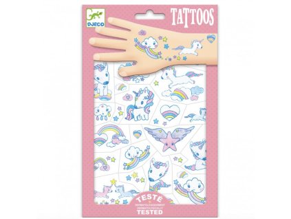 Tetovačky s motivem jednorožců
